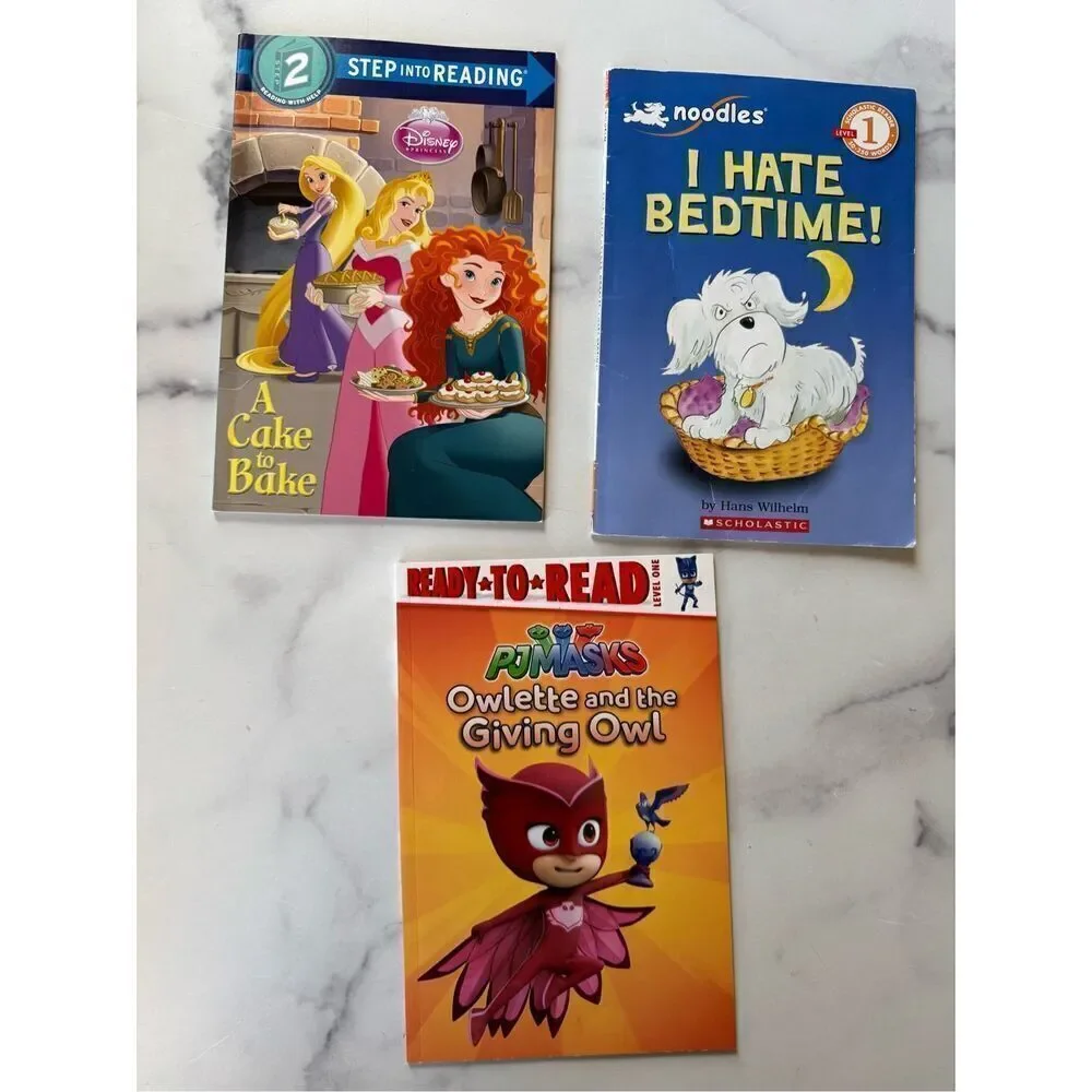 Children’s book bundle young kids Pixar PJ Masks One More Egg Animals learn educ
